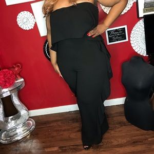 Plus Size Strapless Jumpsuit size 2x